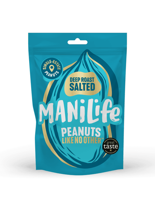 8 x ManiLife Deep Roast Salted Peanuts - 75g