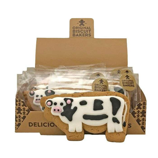 12 x Original Biscuit Bakers Iced Gingerbread Deluxe Cow - 12g