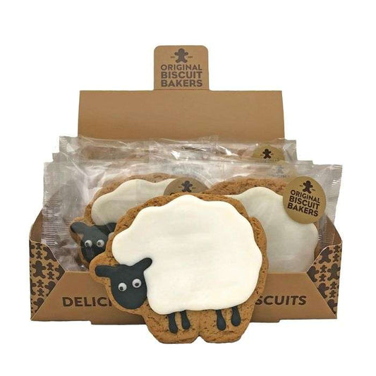 12 x Original Biscuit Bakers Iced G/bread Deluxe Sheep - 12g