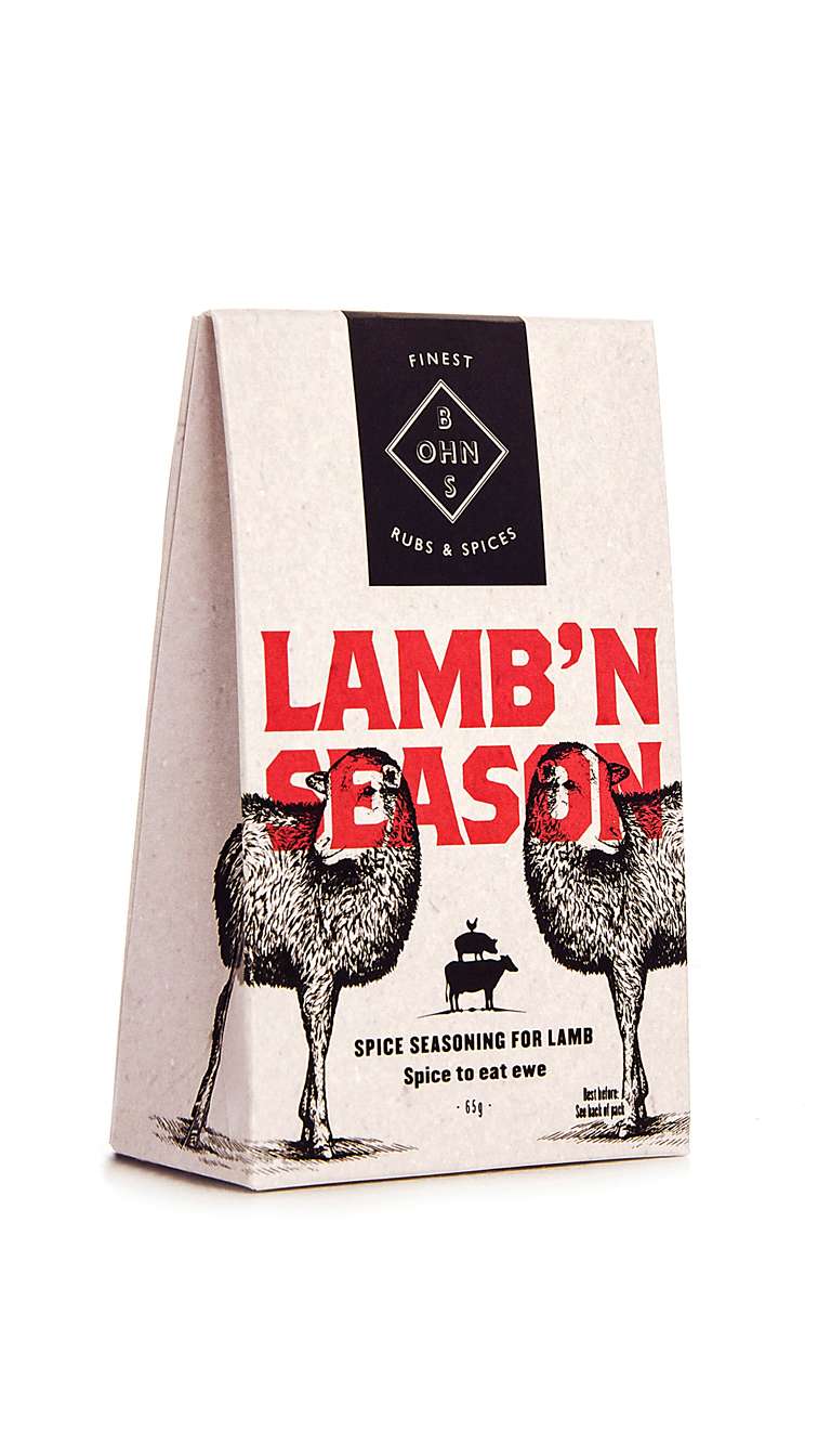 6 x Bohns Lamb'N Season Dry Spice Rub - 60g