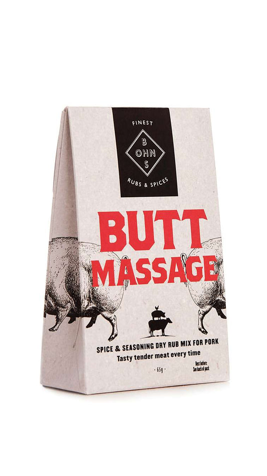 6 x Bohns Butt Massage Dry Spice Rub - 60g