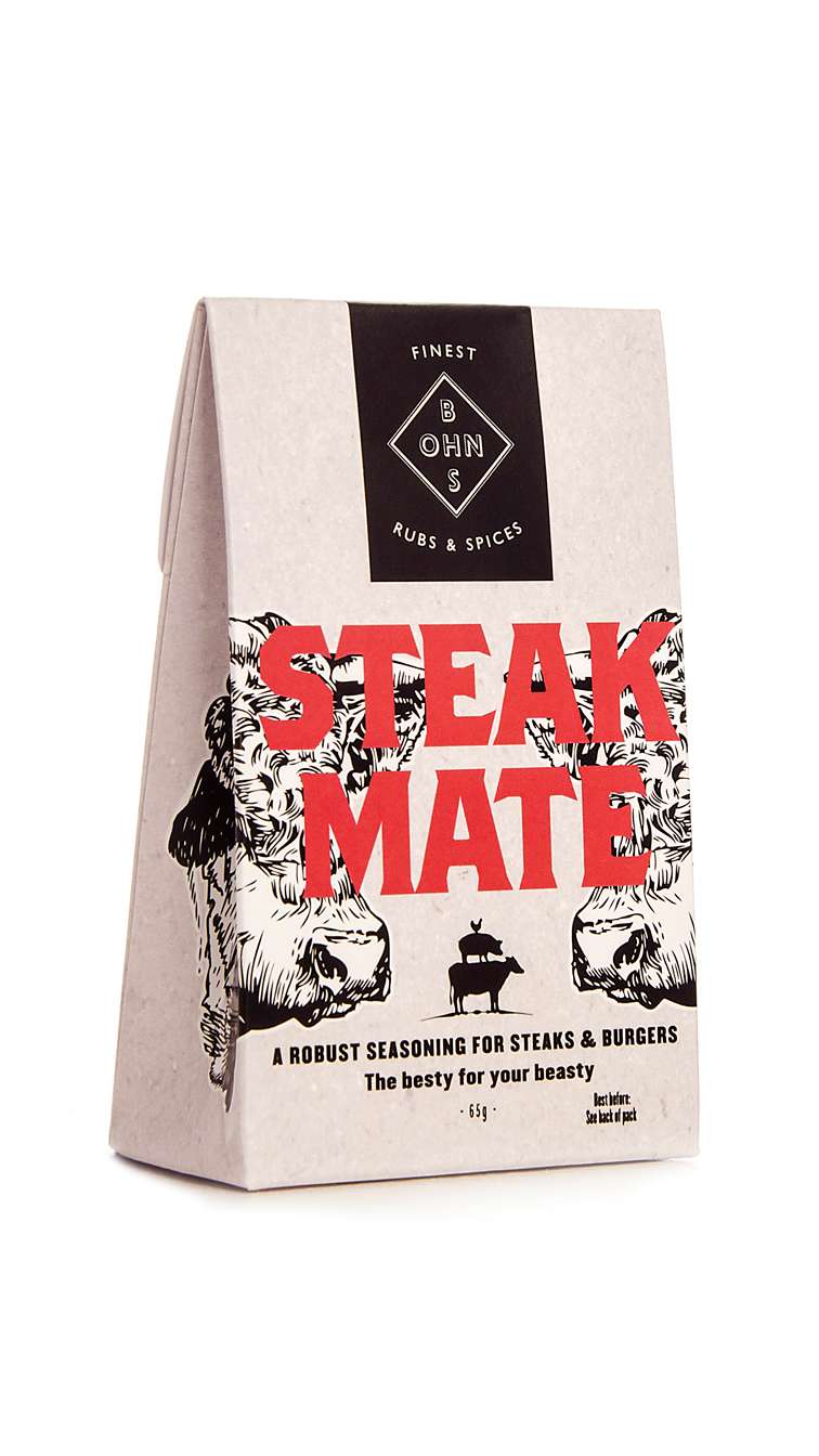 6 x Bohns Steak Mate Dry Spice Rub - 60g