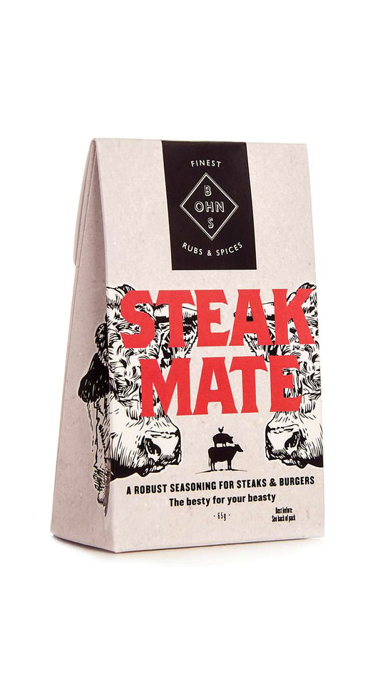 6 x Bohns Steak Mate Dry Spice Rub - 60g
