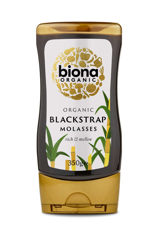 6 x Biona Organic Blackstrap Molasses - 350g