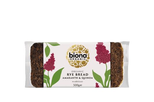 7 x Biona Organic Rye Bread Amaranth & Quinoa - 500g