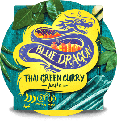 6 x Blue Dragon Thai Green Curry Paste - 170g