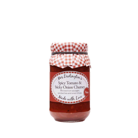 6 x Mrs Darlington's Spicy Tom & Sticky Onion Chutney - 312g