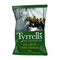 24 x Tyrrells Sea Salt & Cider Vinegar potato crisps - 40g