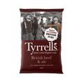 24 x Tyrrells British Beef & Ale Potato Crisps - 40g