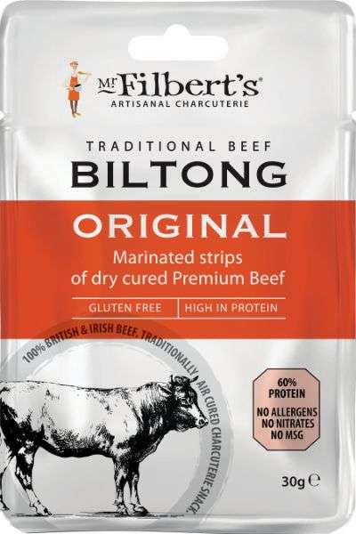 Mr Filberts Biltong Original - 30g