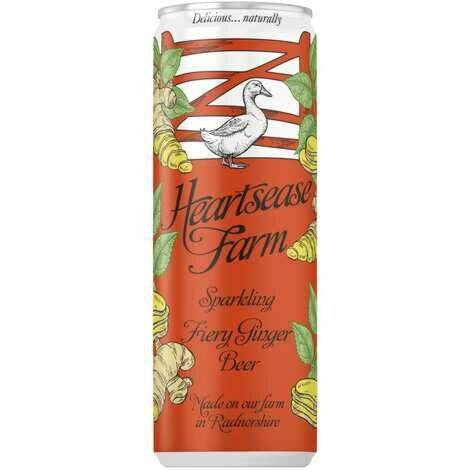 12 x Heartsease Farm Sparkling Ginger Beer - 330ml