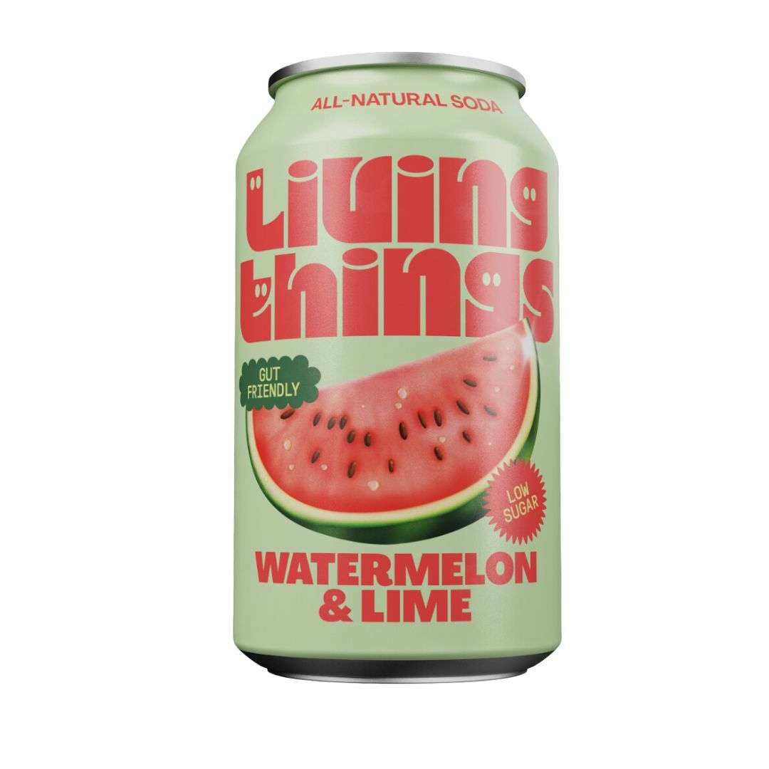 Living Things Watermelon & Lime Soda - 300ml