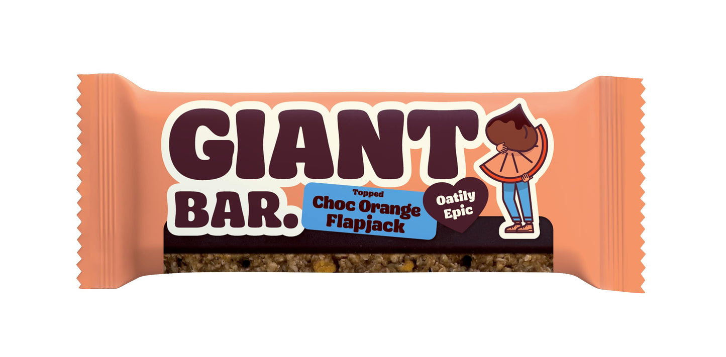 20 x Giant Bar Choc Orange - 100g