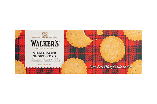 Walker's Shortbread Stem Ginger Shortbread - 175g