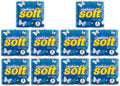10 x Cushion Soft Toilet Tissue White 4 Rolls