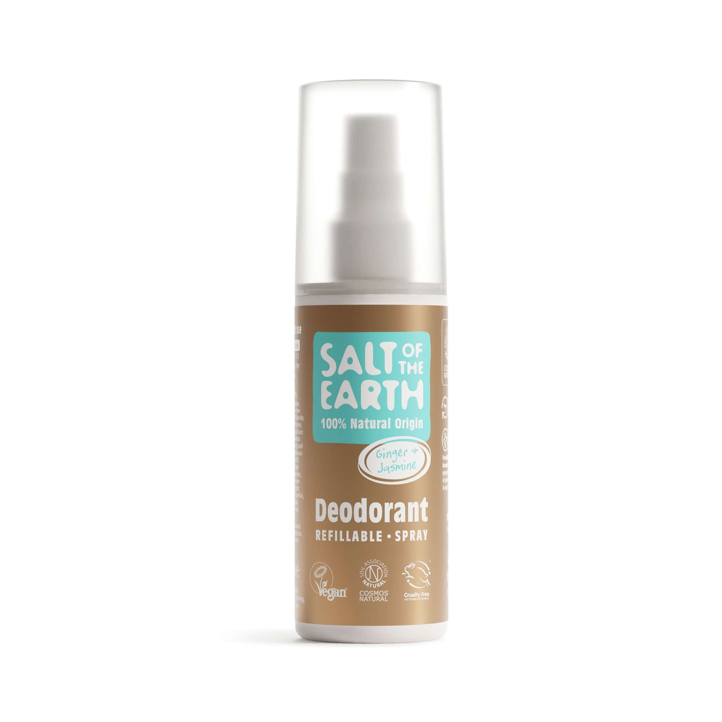Salt of the Earth Ginger & Jasmine Deodorant Spray - 100ml