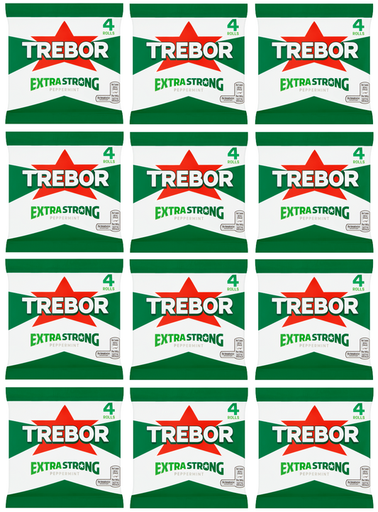 6 x Trebor Extra Strong Mints 4 Pk