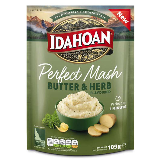 Idahoan Butter & Herb Mash - 109g