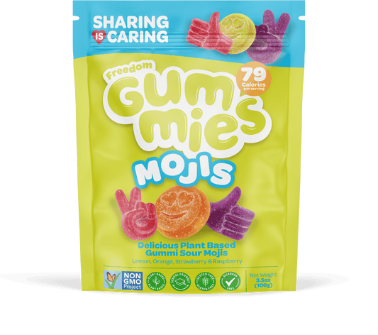 10 x Freedom Gummies Mojis - 100g