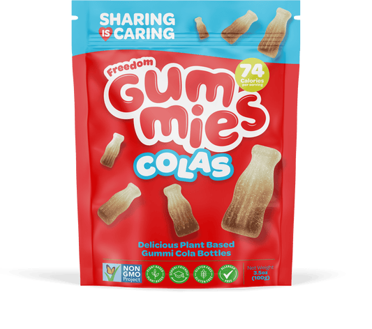 10 x Freedom Gummies Cola - 100g