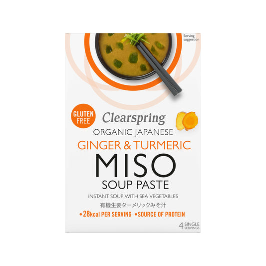 Clearspring Org Jap Ginger T/meric Miso Soup Paste - 4x15g
