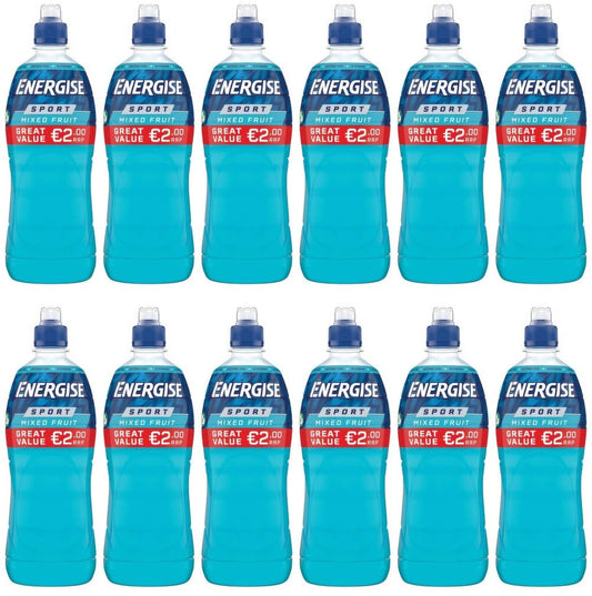 12 x Energise Sport Mixed Fruit 750Ml