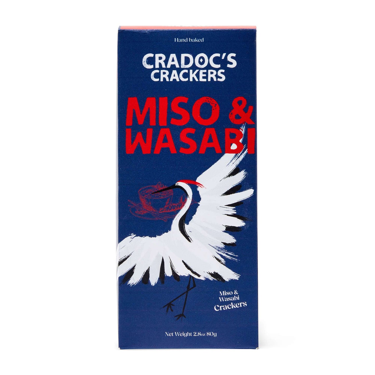 6 x Cradoc's Miso & Wasabi Crackers - 80g
