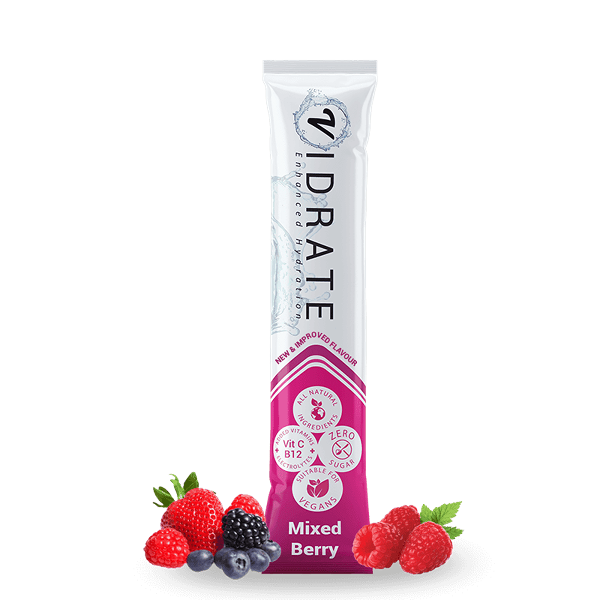 30 x ViDrate Boost Mixed Berry Till Point Pack - 3g