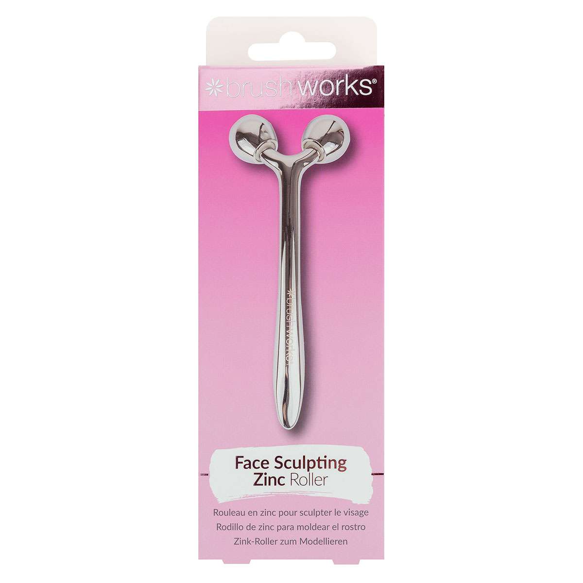 Brushworks Face Sculpting Zinc Roller - 1pc