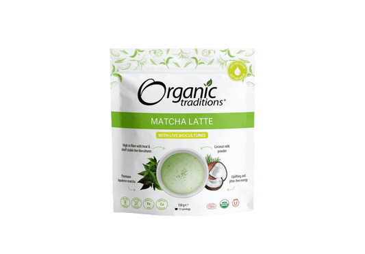 Organic Traditions Org Matcha Latte with Probiotics - 150g