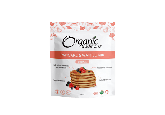 Organic Traditions Org Pancake & Waffle Mix - 300g