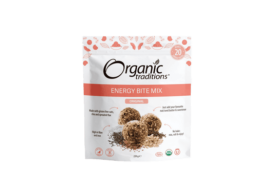 Organic Traditions Org Energy Bite Mix - 220g
