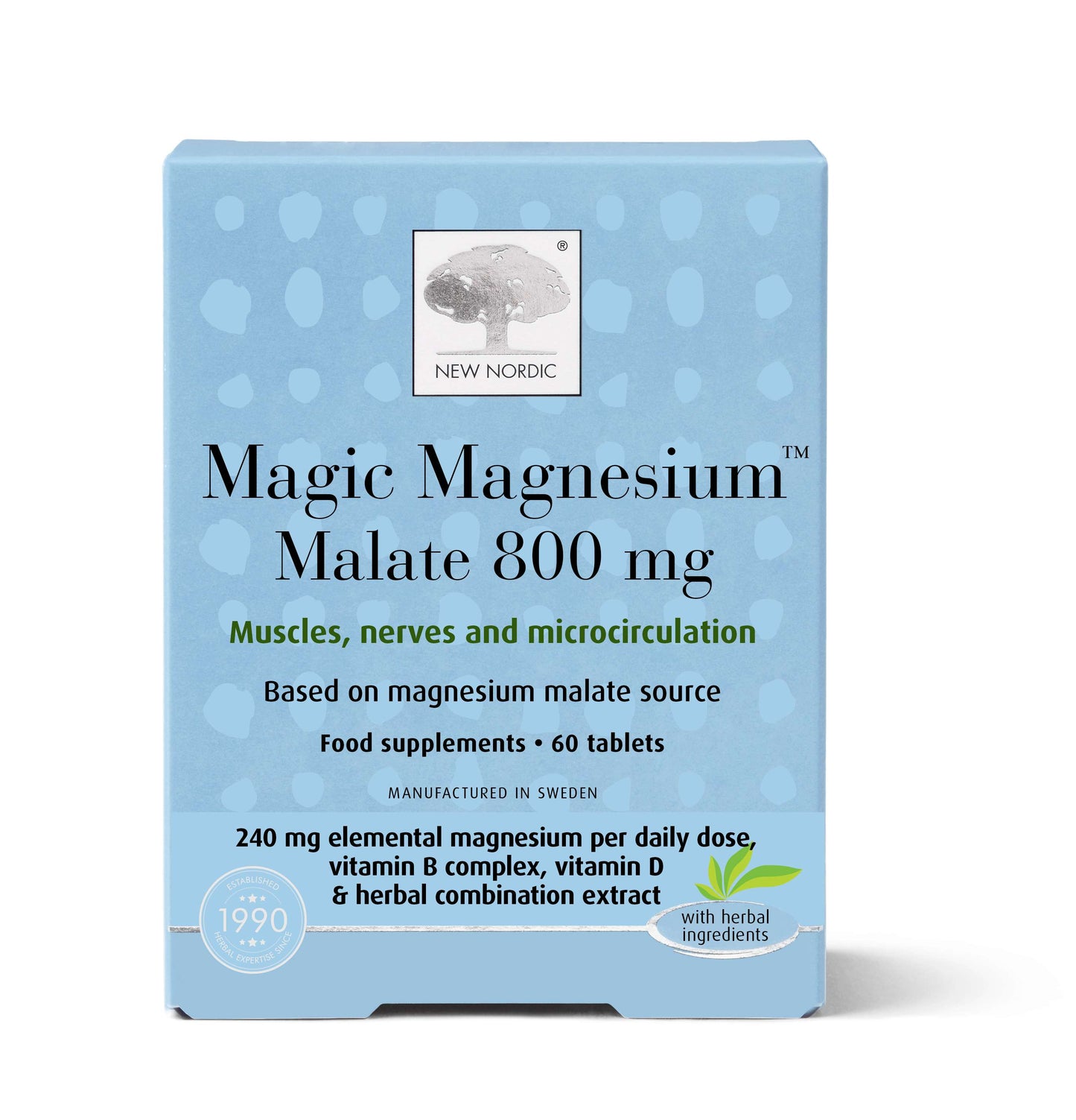 New Nordic Magnesium Malate 800mg - 60tabs