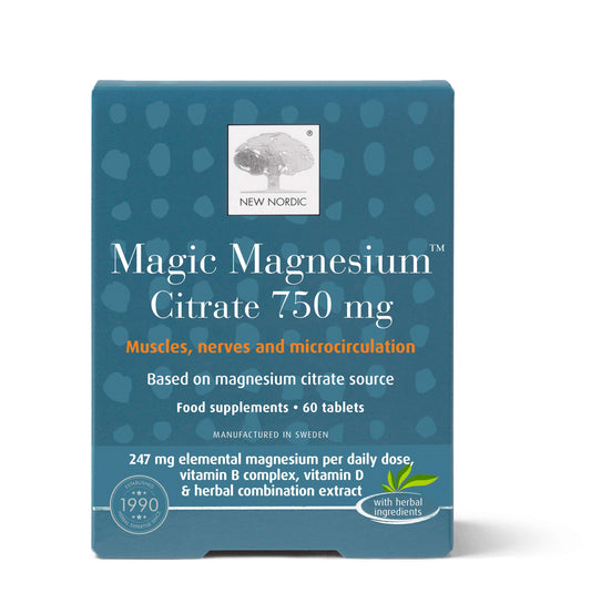 New Nordic Magnesium Citrate 750mg - 60tabs
