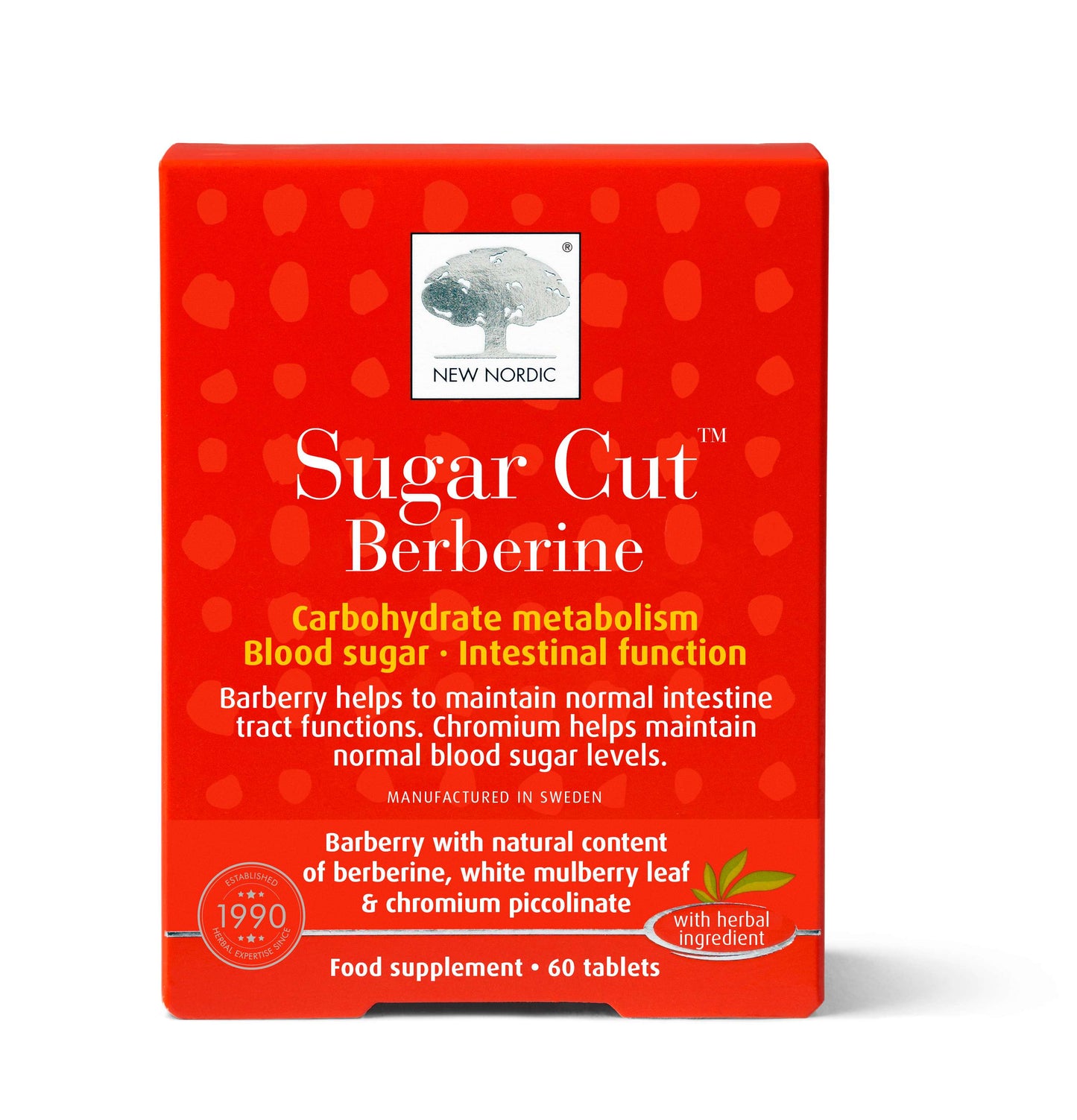 New Nordic Sugar Cut Berberine - 60tabs