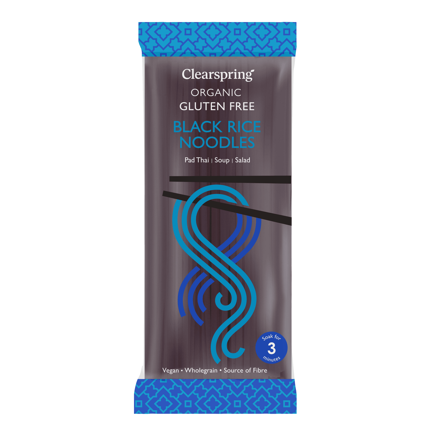 Clearspring Org Gluten Free Black Rice Noodles - 200g