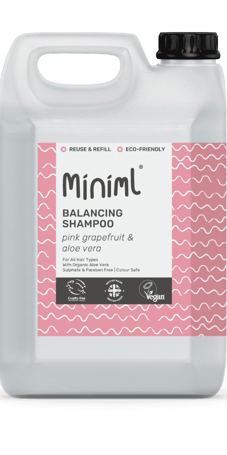 Miniml Shampoo Pink Grapefruit & Aloe Vera - 5ltr