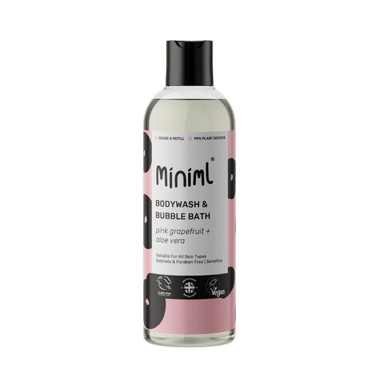 Miniml Bodywash Grapefruit & Aloe Vera - 500ltr