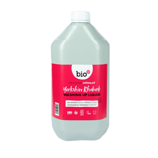Bio-D York Rhubarb Washing Up Liquid - 5ltr