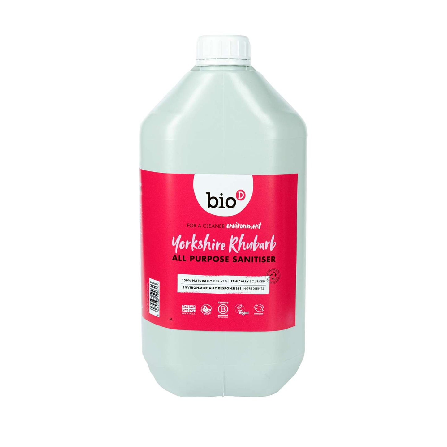 Bio-D York Rhubarb All Purpose Sanitiser - 5ltr
