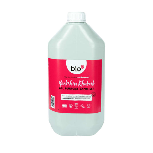 Bio-D York Rhubarb All Purpose Sanitiser - 5ltr