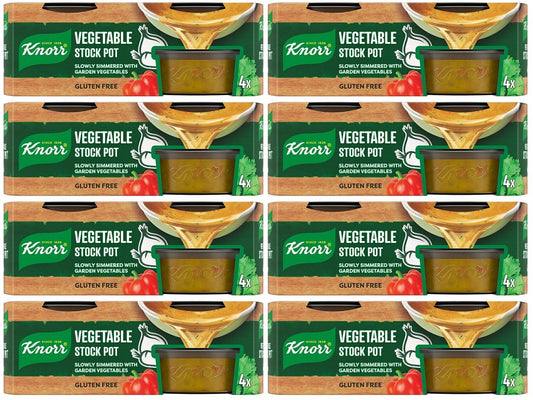 8 x Knorr  Stock Pot Vegetable 4X 28 G