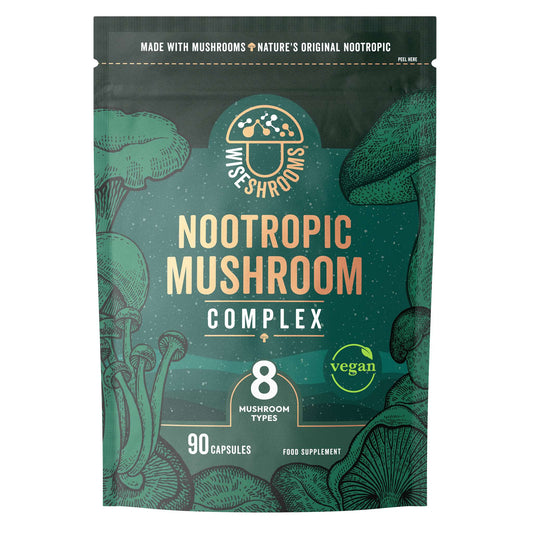 Wiseshrooms Nootropic Mushroom Complex - 90Caps
