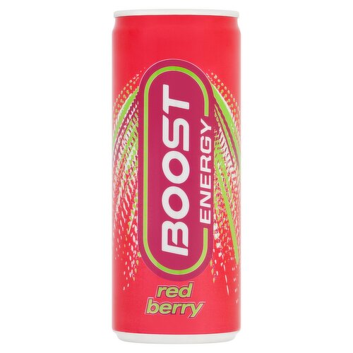 24 x Boost Energy Red Berry 250Ml