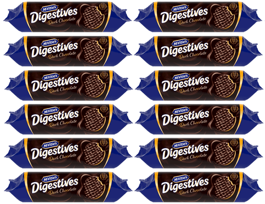 12 x Mcvities Dark Chocolate Digestives  - 400GM