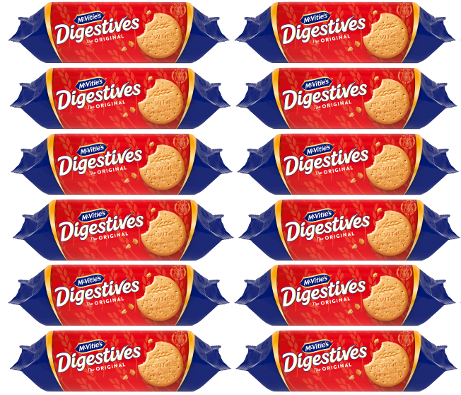 12 x Mcvities Original Digestives  - 360GM