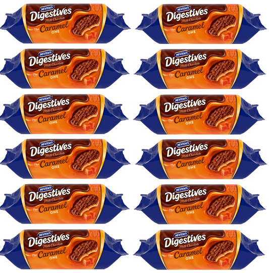 12 x Mcvities Caramel Digestives - 250GM