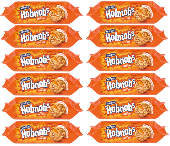 12 x Mcvities Hobnobs  - 255GM