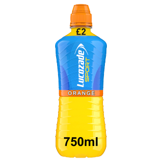 12 x Lucozade Sport Orange - 750ML