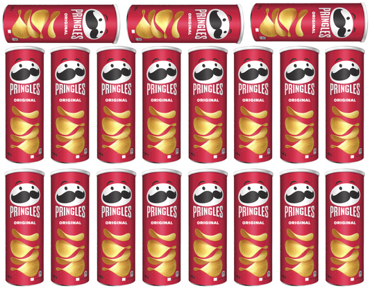 19 X Pringles Original 165G